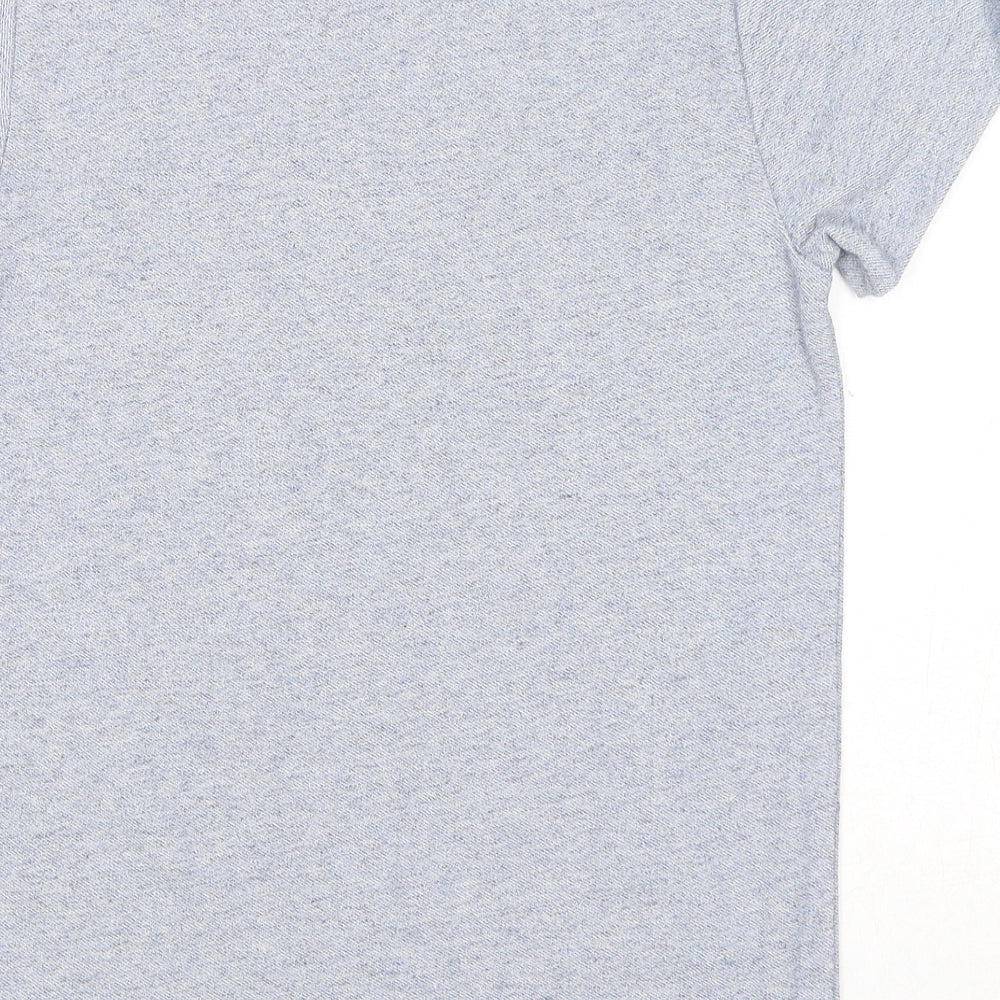 NEXT Boys Blue Cotton Basic T-Shirt Size 11 Years Round Neck Pullover