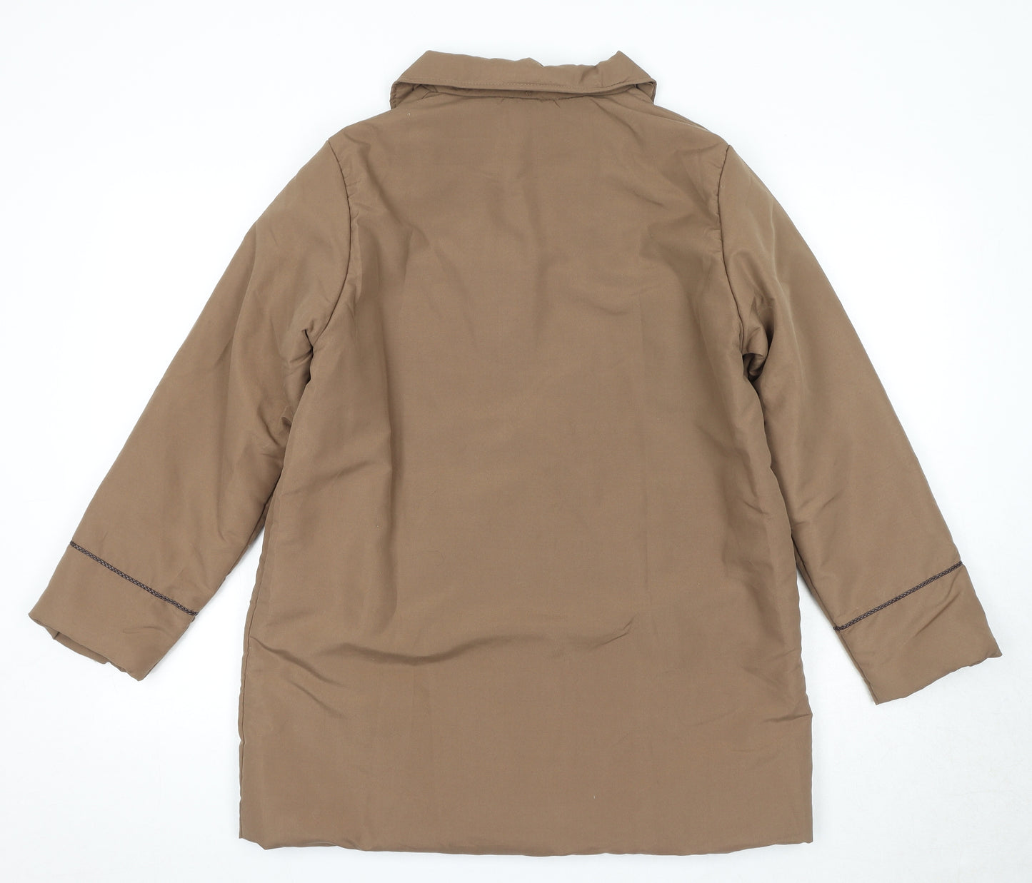 Claire Neuville Womens Brown Jacket Size 14 Button