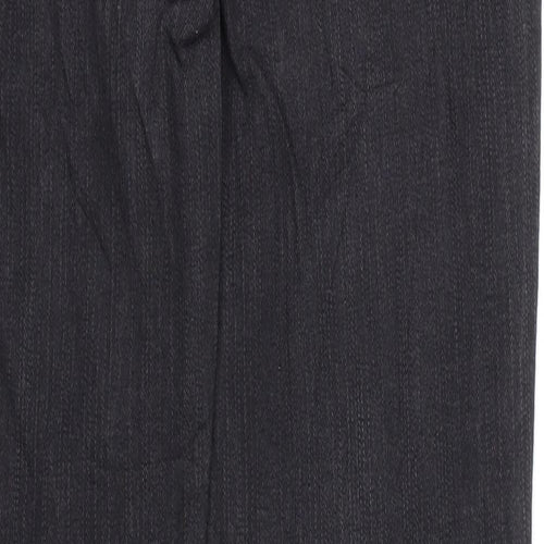 Marc Lauge Womens Black Cotton Straight Jeans Size 10 Regular Zip