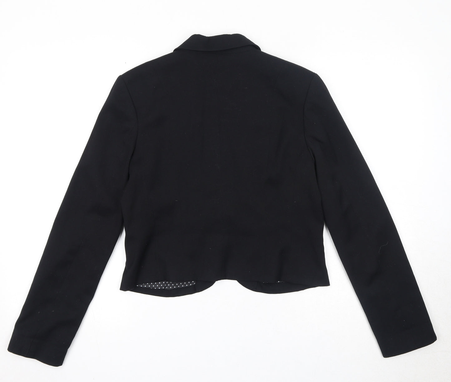 Divided by H&M Womens Black Jacket Blazer Size 12 Button