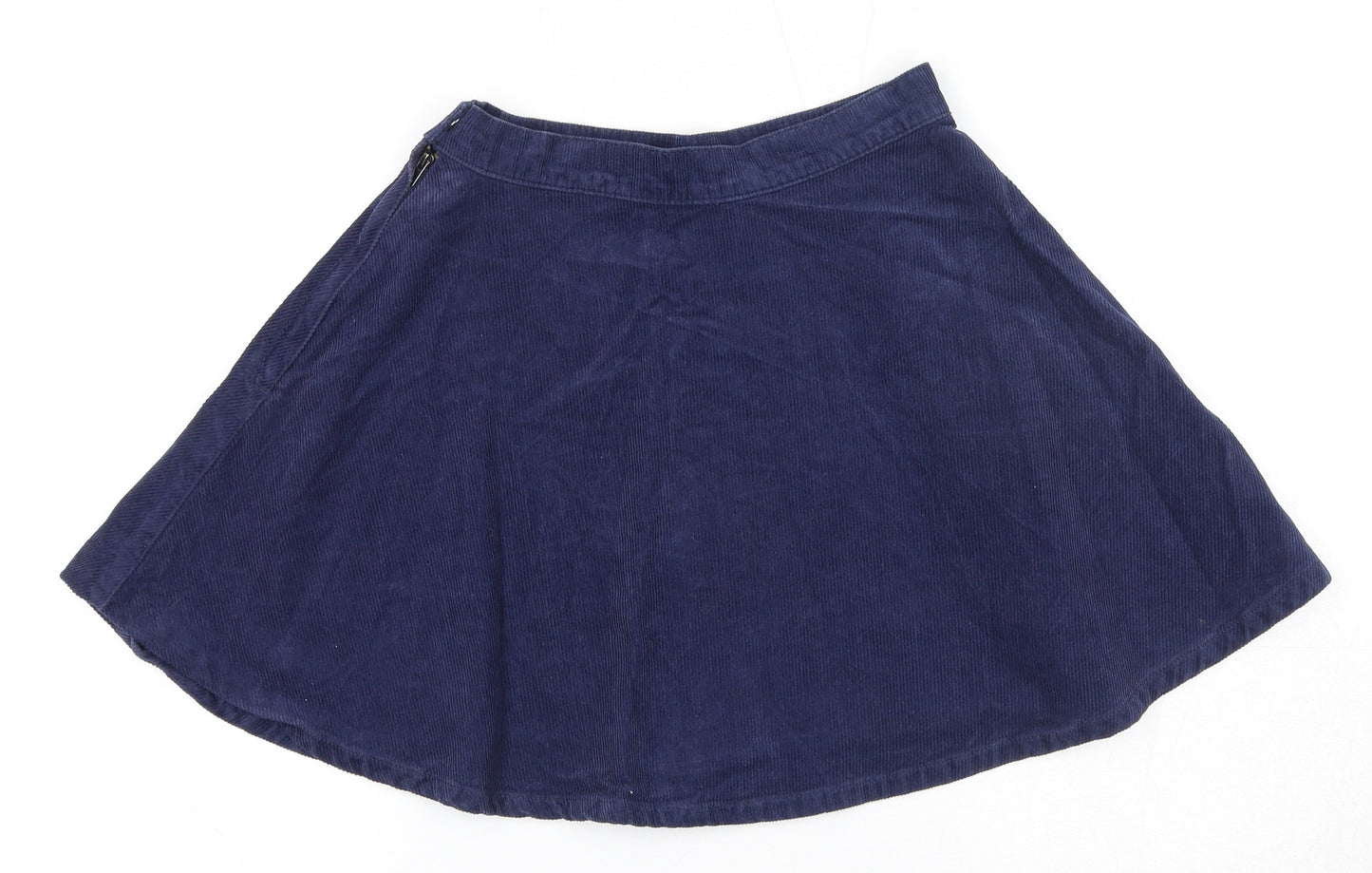 FOREVER 21 Womens Blue Cotton Skater Set Size XS Zip - Waist 20 inches
