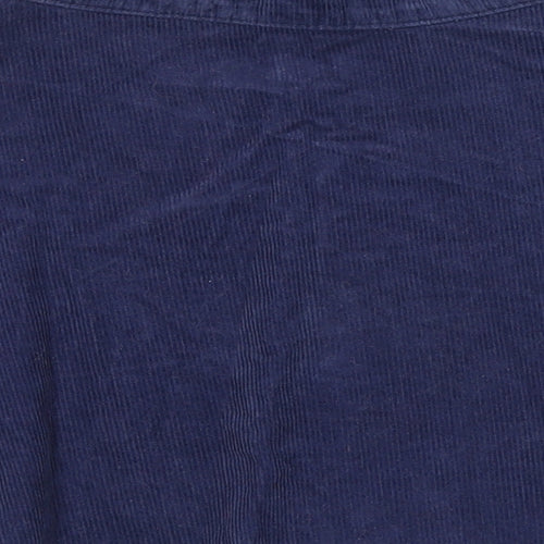 FOREVER 21 Womens Blue Cotton Skater Set Size XS Zip - Waist 20 inches