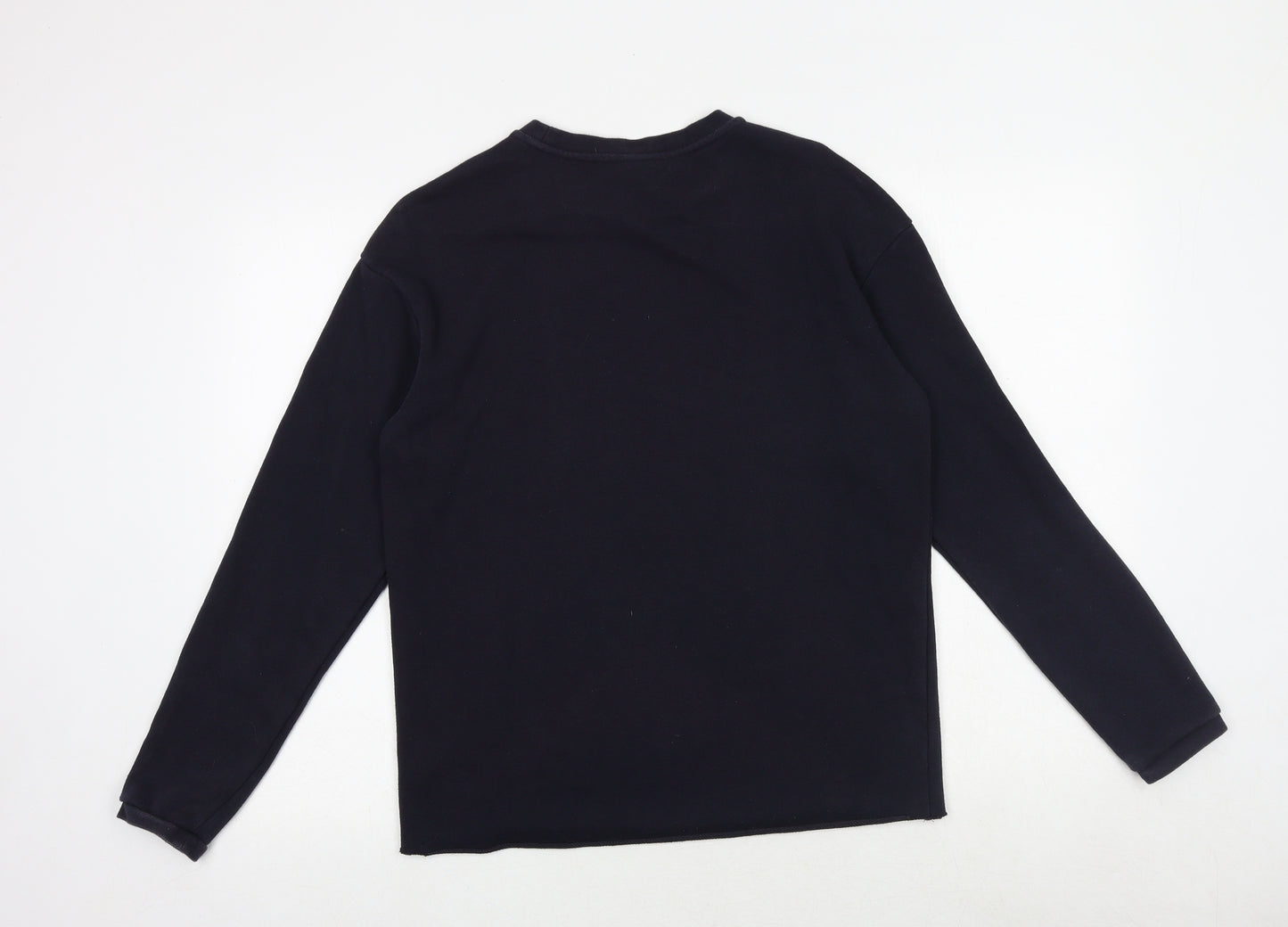 H&M Womens Blue Cotton Pullover Sweatshirt Size XS Pullover - Universal - Anything