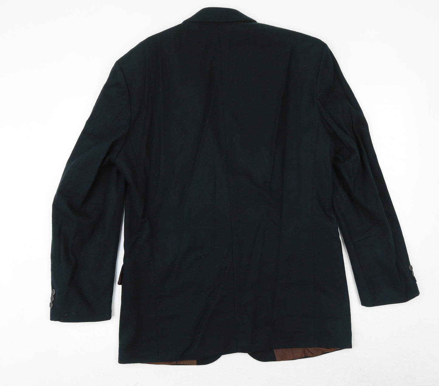BHS Mens Green Wool Jacket Suit Jacket Size 38 Regular