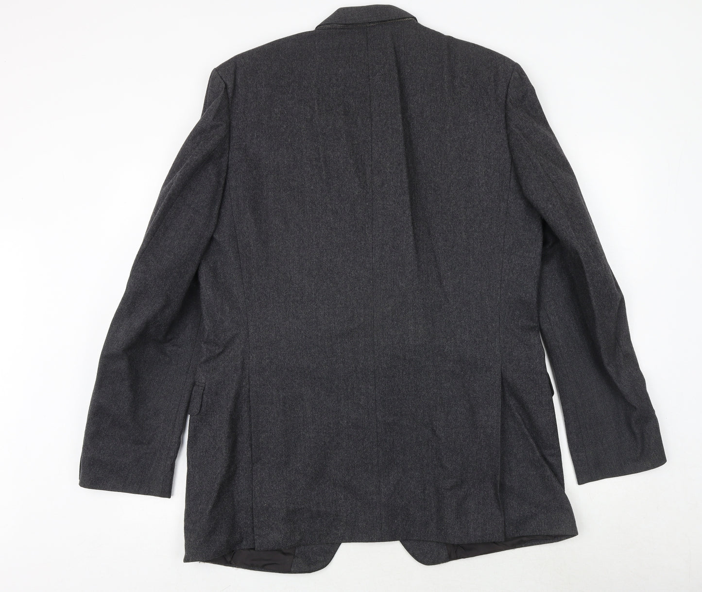 St Michael Mens Grey Wool Jacket Suit Jacket Size 42 Regular