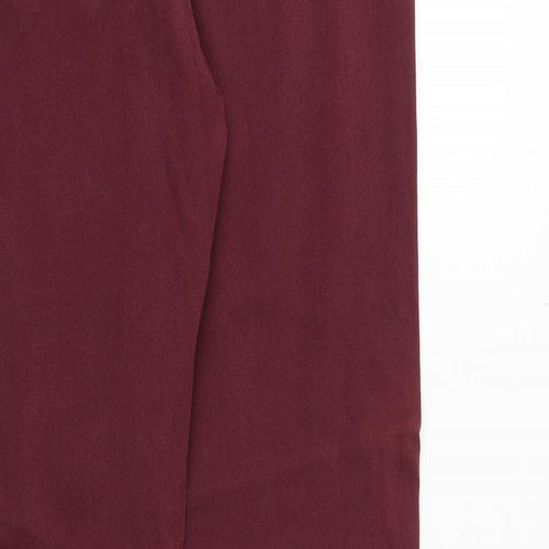 Pieszak Womens Red Cotton Jegging Jeans Size 26 in Regular Zip
