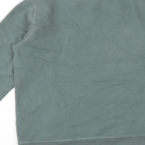 M&Co Boys Green Cotton Pullover Sweatshirt Size 9-10 Years Pullover - #Selfie