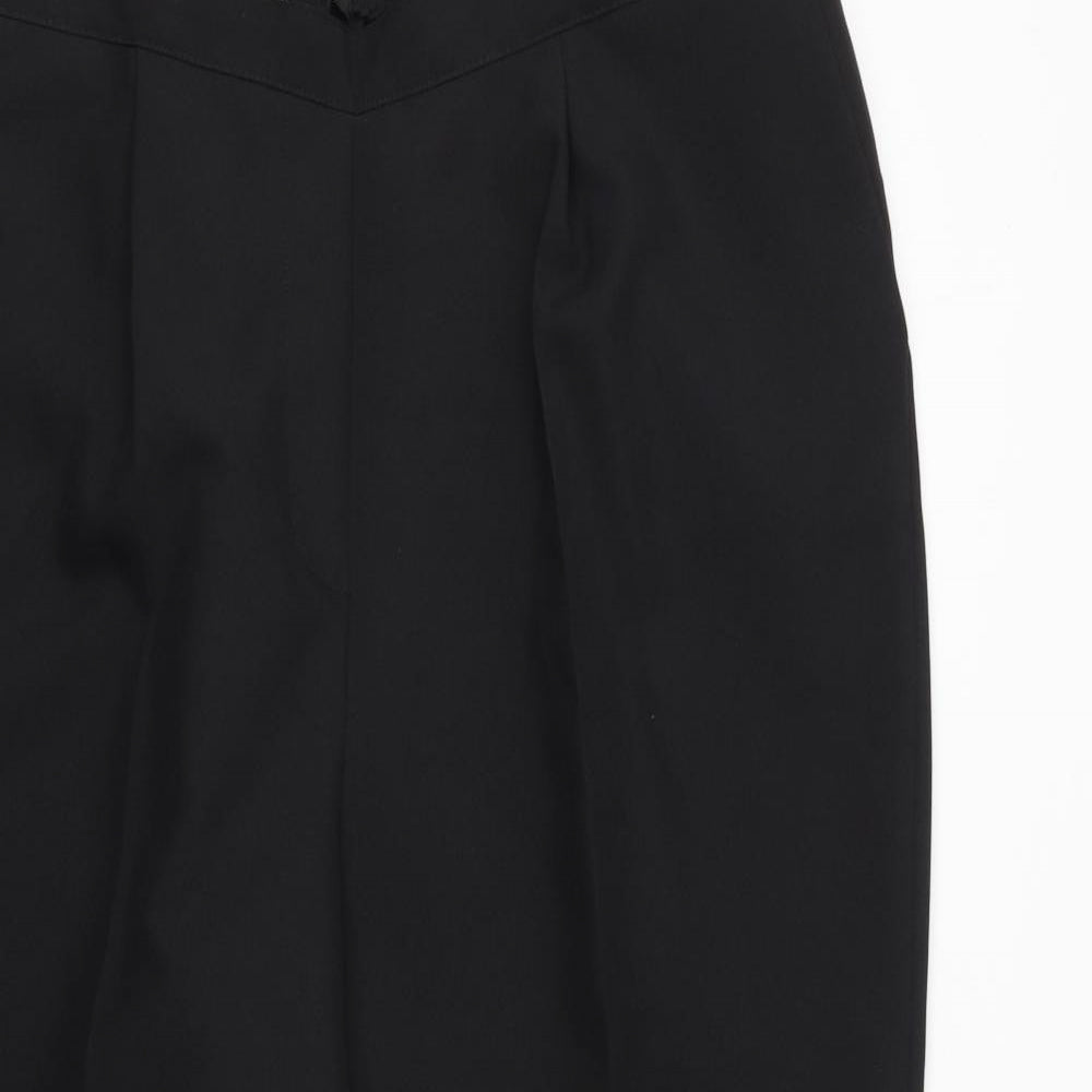 Bonmarché Womens Black Polyester Trousers Size 20 Regular