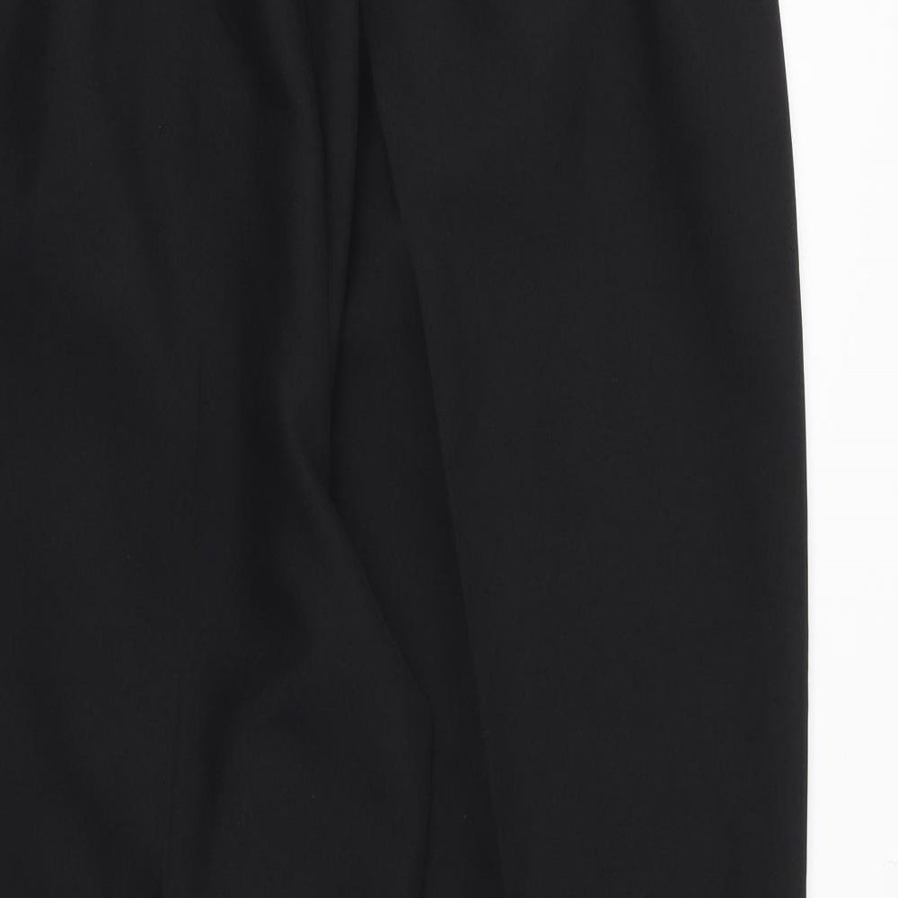 Bonmarché Womens Black Polyester Trousers Size 20 Regular