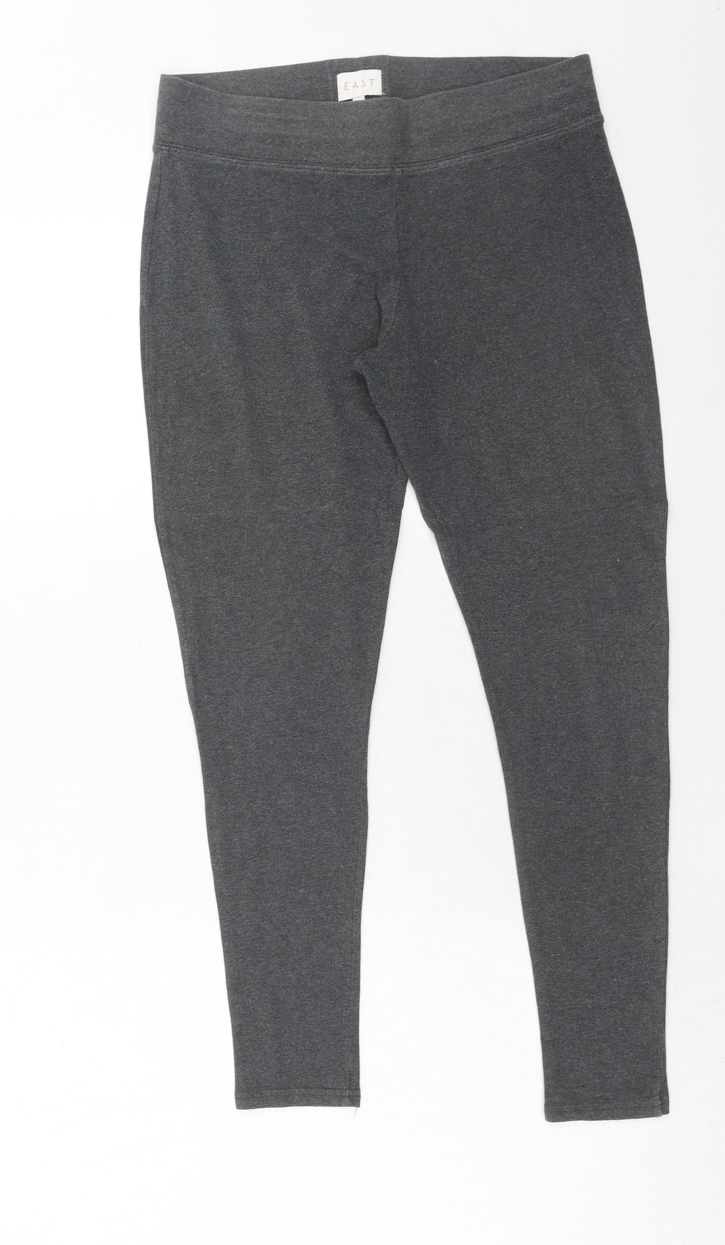 EAST Womens Grey Cotton Jogger Leggings Size S