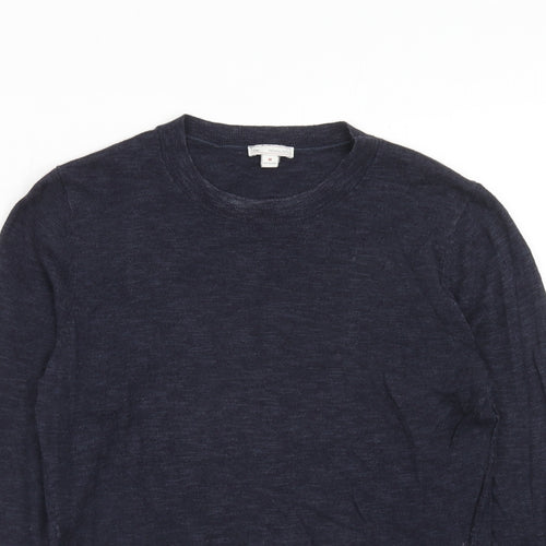 Gap Womens Blue Round Neck Acrylic Pullover Jumper Size M