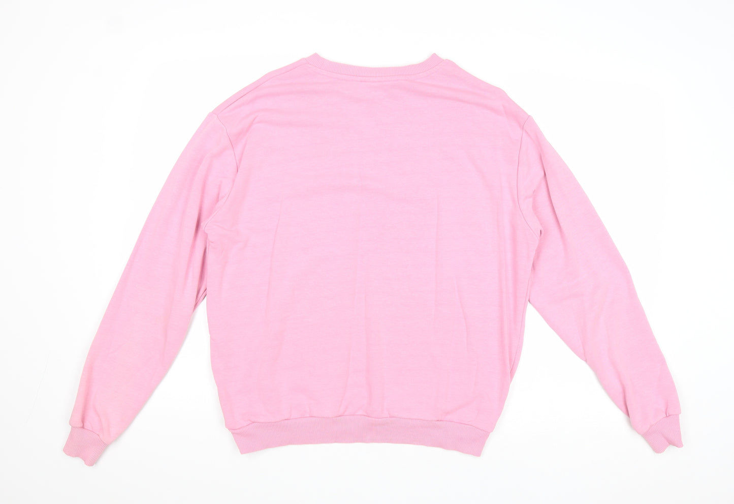 Outrageous Womens Pink Polyester Pullover Sweatshirt Size S Pullover - Duvet Day