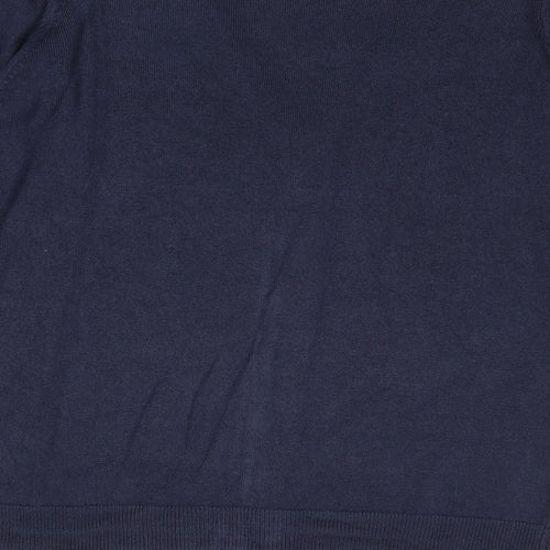 Originals Womens Blue V-Neck Acrylic Cardigan Jumper Size 12 - Size 12-14