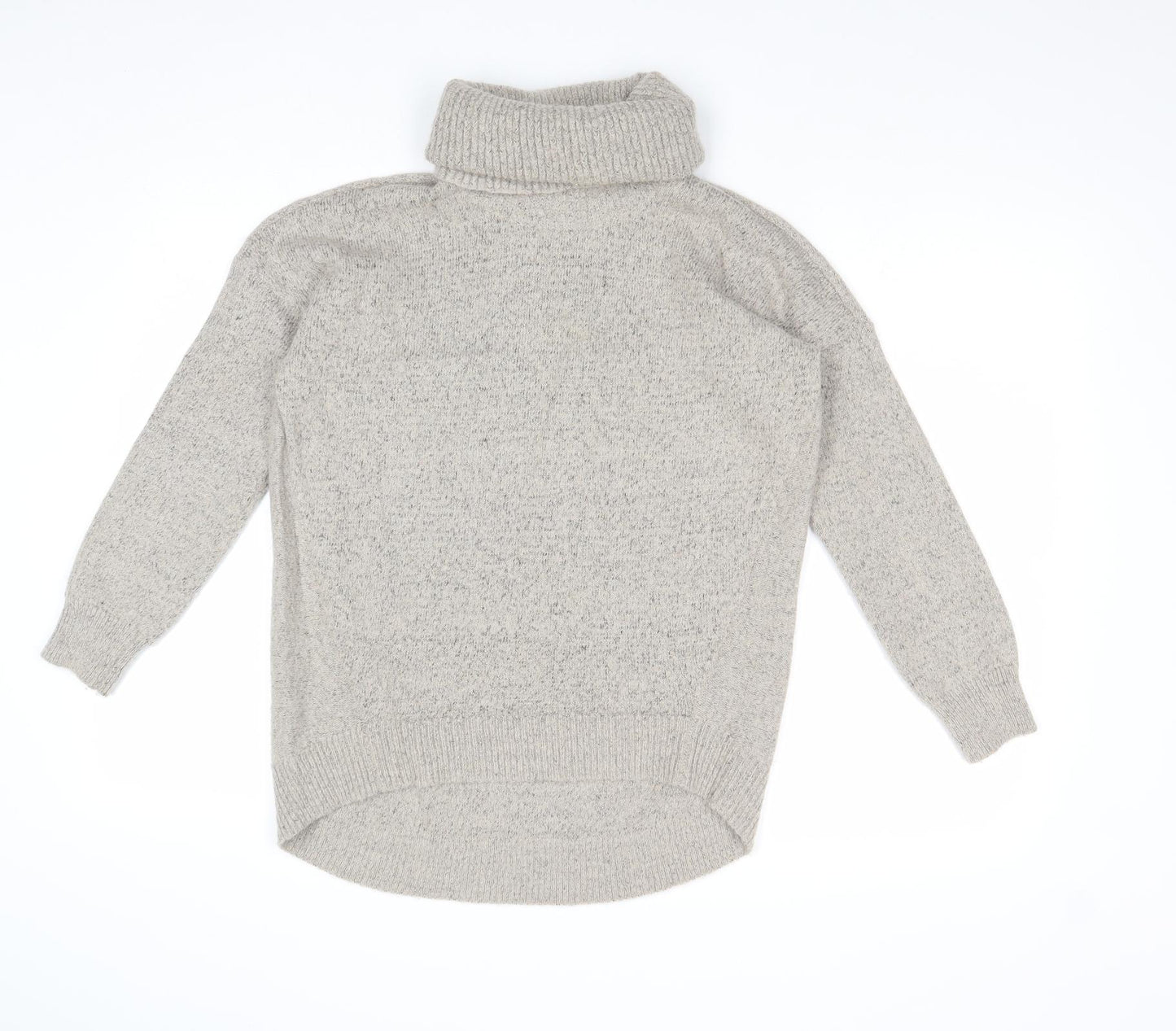 Wallis Womens Beige Roll Neck Acetate Pullover Jumper Size S