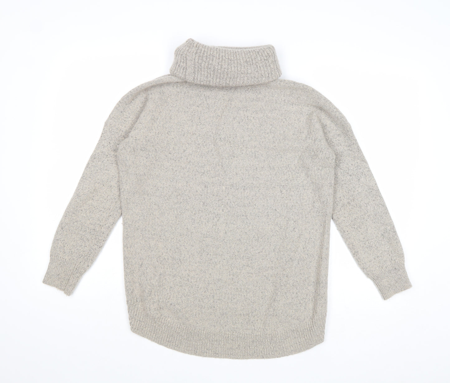 Wallis Womens Beige Roll Neck Acetate Pullover Jumper Size S