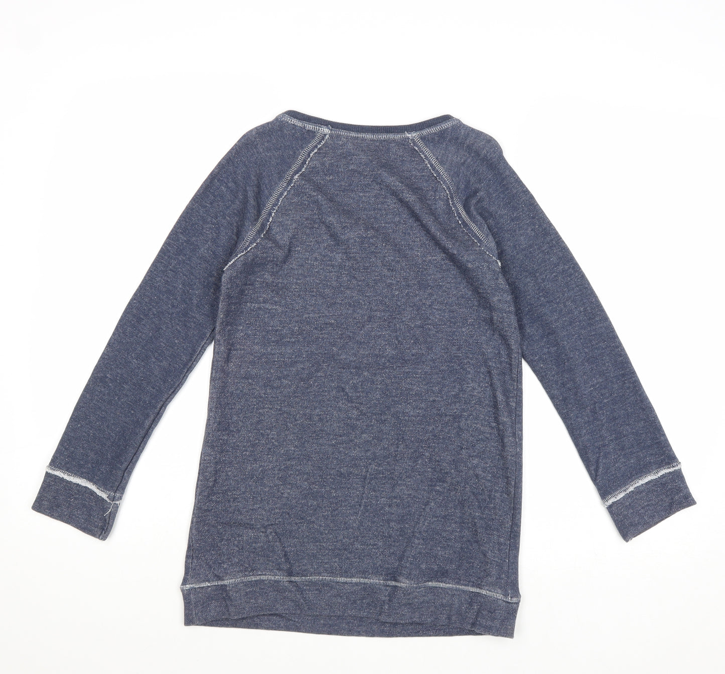 NEXT Girls Blue Cotton Pullover Sweatshirt Size 10 Years Pullover