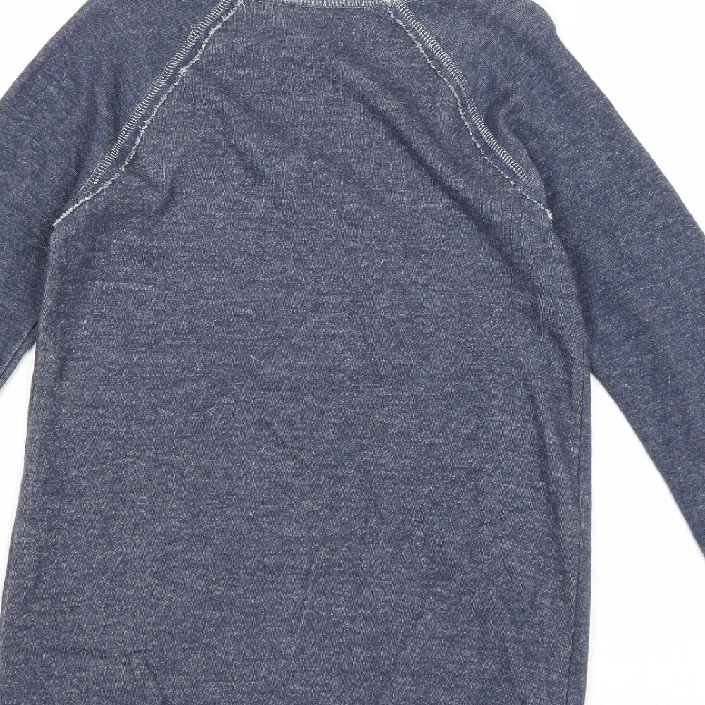 NEXT Girls Blue Cotton Pullover Sweatshirt Size 10 Years Pullover
