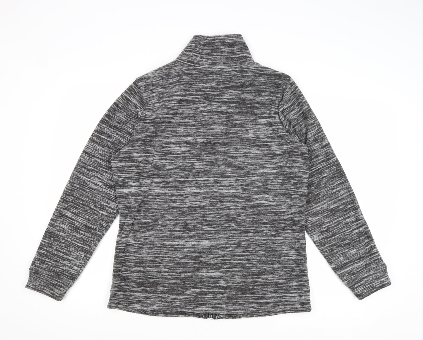 Bonmarché Womens Grey Geometric Jacket Size S Zip