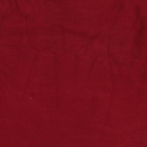 Active Womens Red Jacket Size 14 Zip - Size 14-16