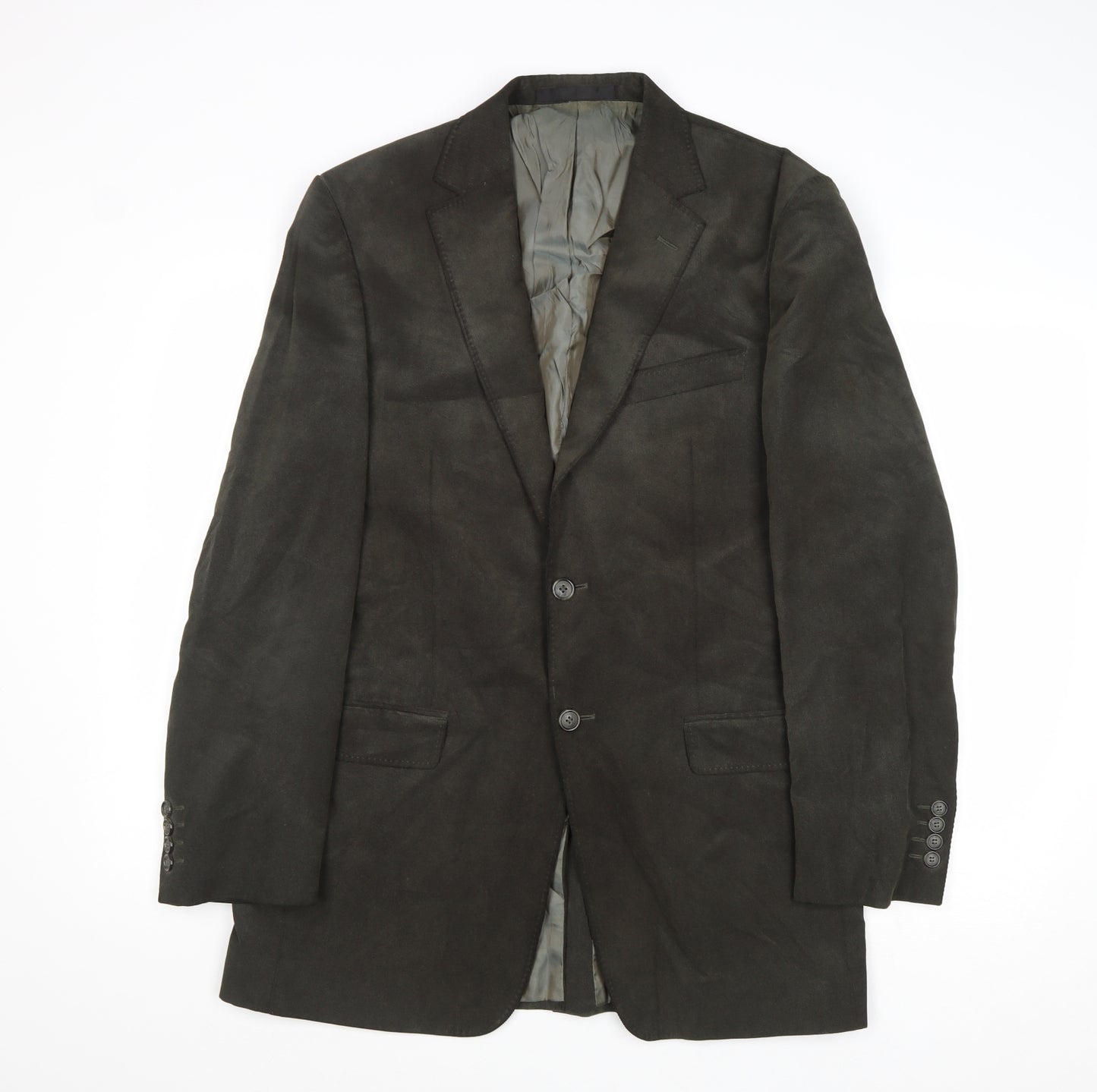Marks and Spencer Mens Brown Polyester Jacket Blazer Size 38 Regular