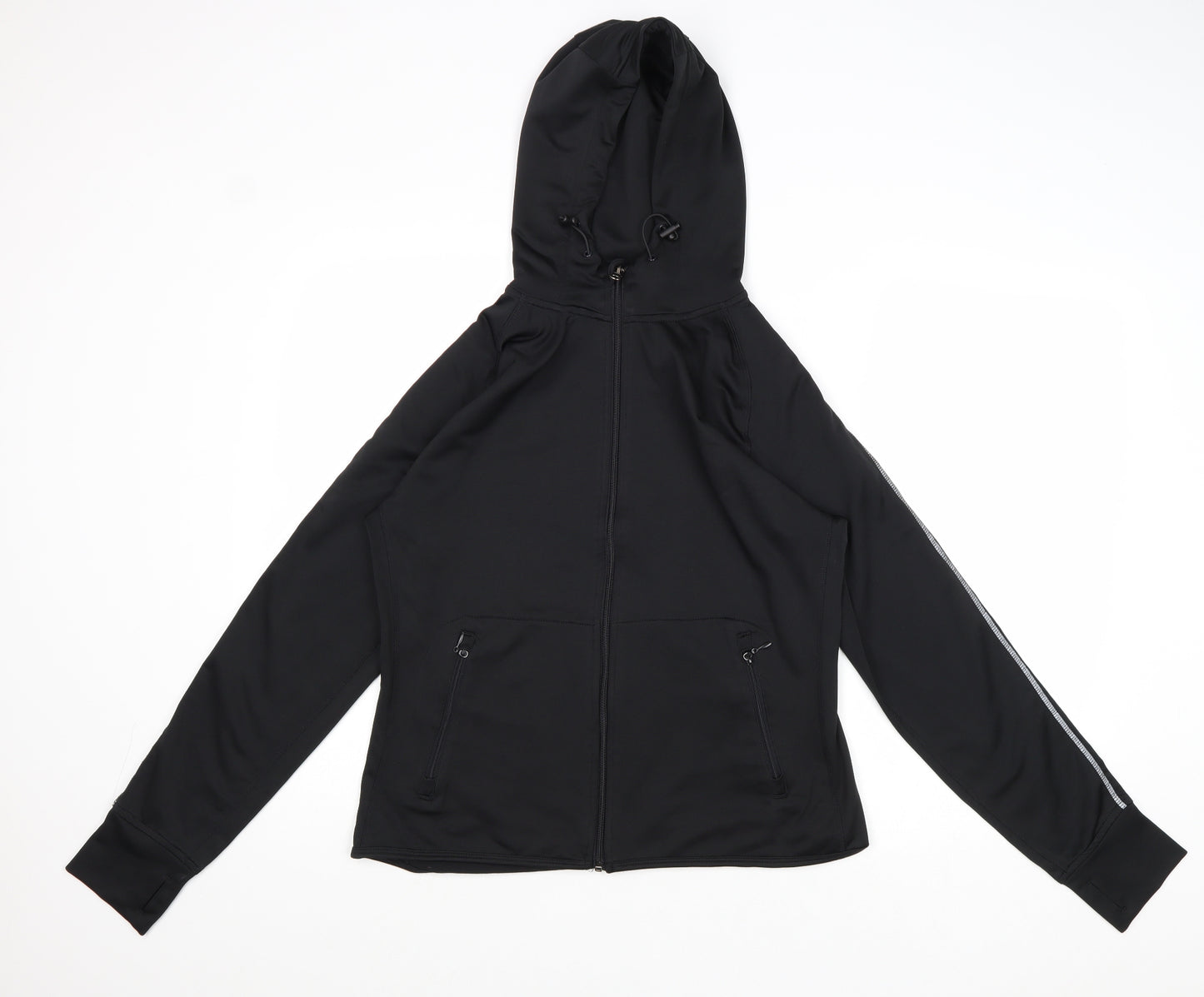 Tommo Womens Black Jacket Size L Zip