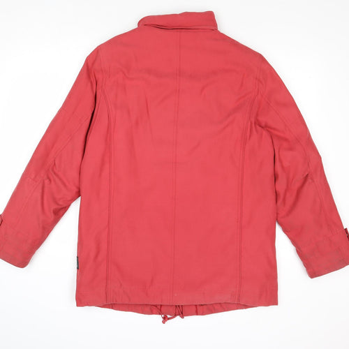 Isabell Womens Pink Jacket Size 10 Zip