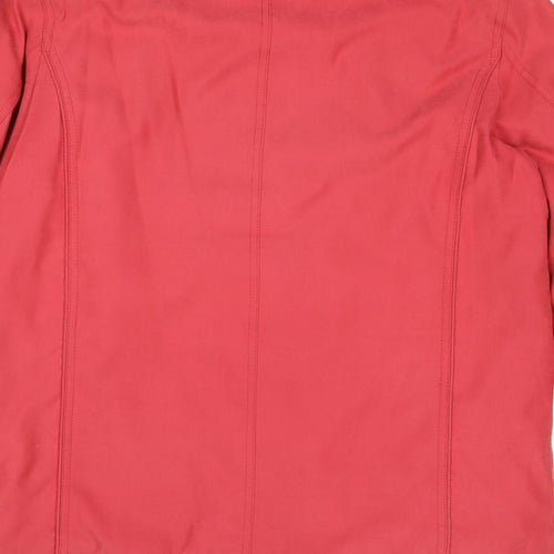 Isabell Womens Pink Jacket Size 10 Zip