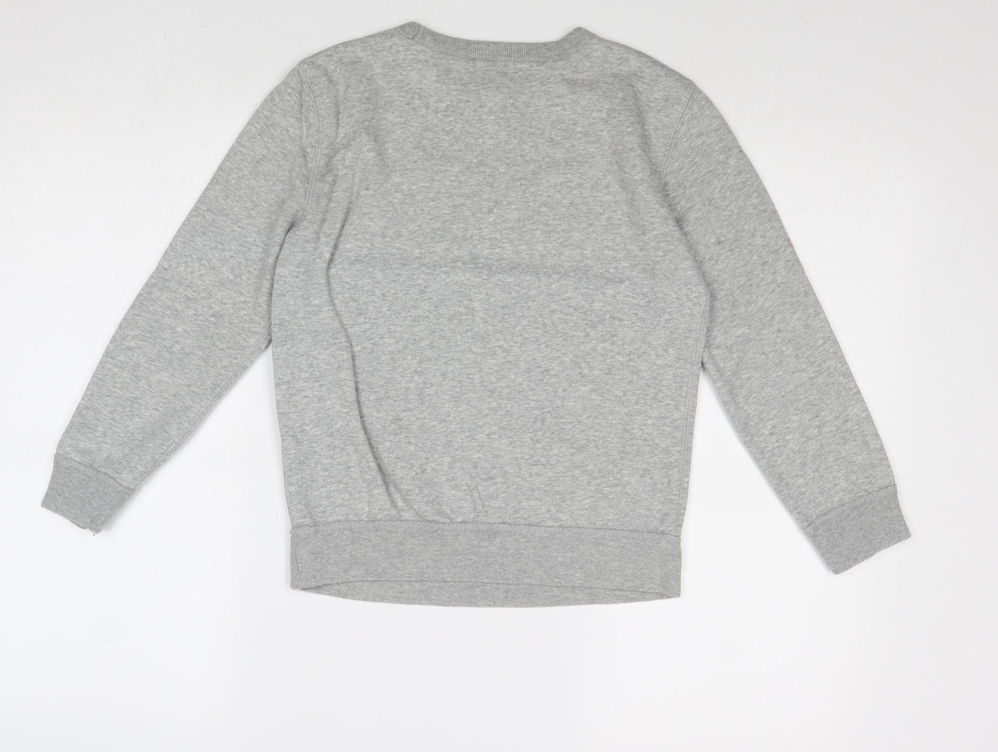 Gap Boys Grey Cotton Pullover Sweatshirt Size 8-9 Years Pullover