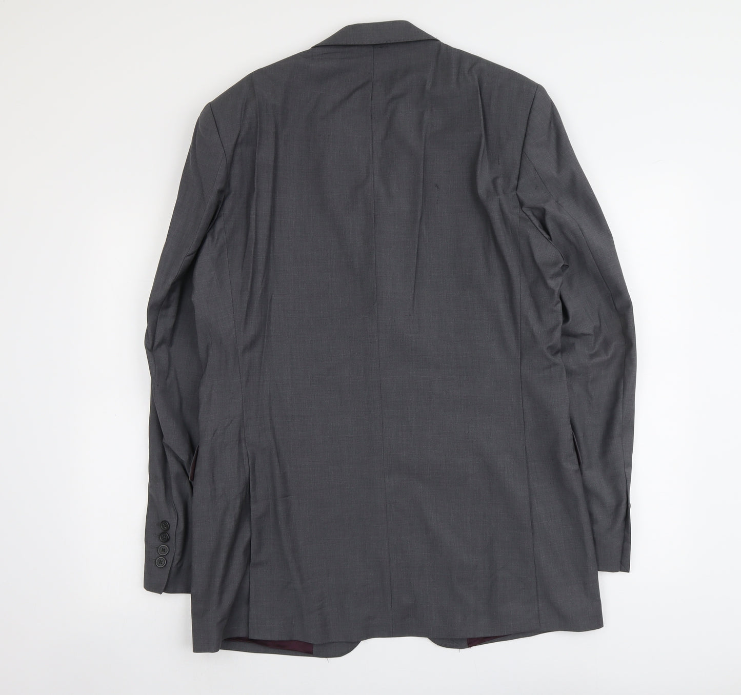 Asutin Reed Mens Grey Wool Jacket Suit Jacket Size M Regular