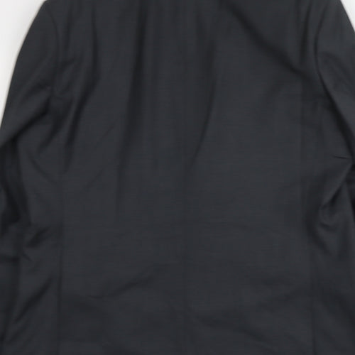Limehaus Mens Grey Polyester Jacket Suit Jacket Size L Regular