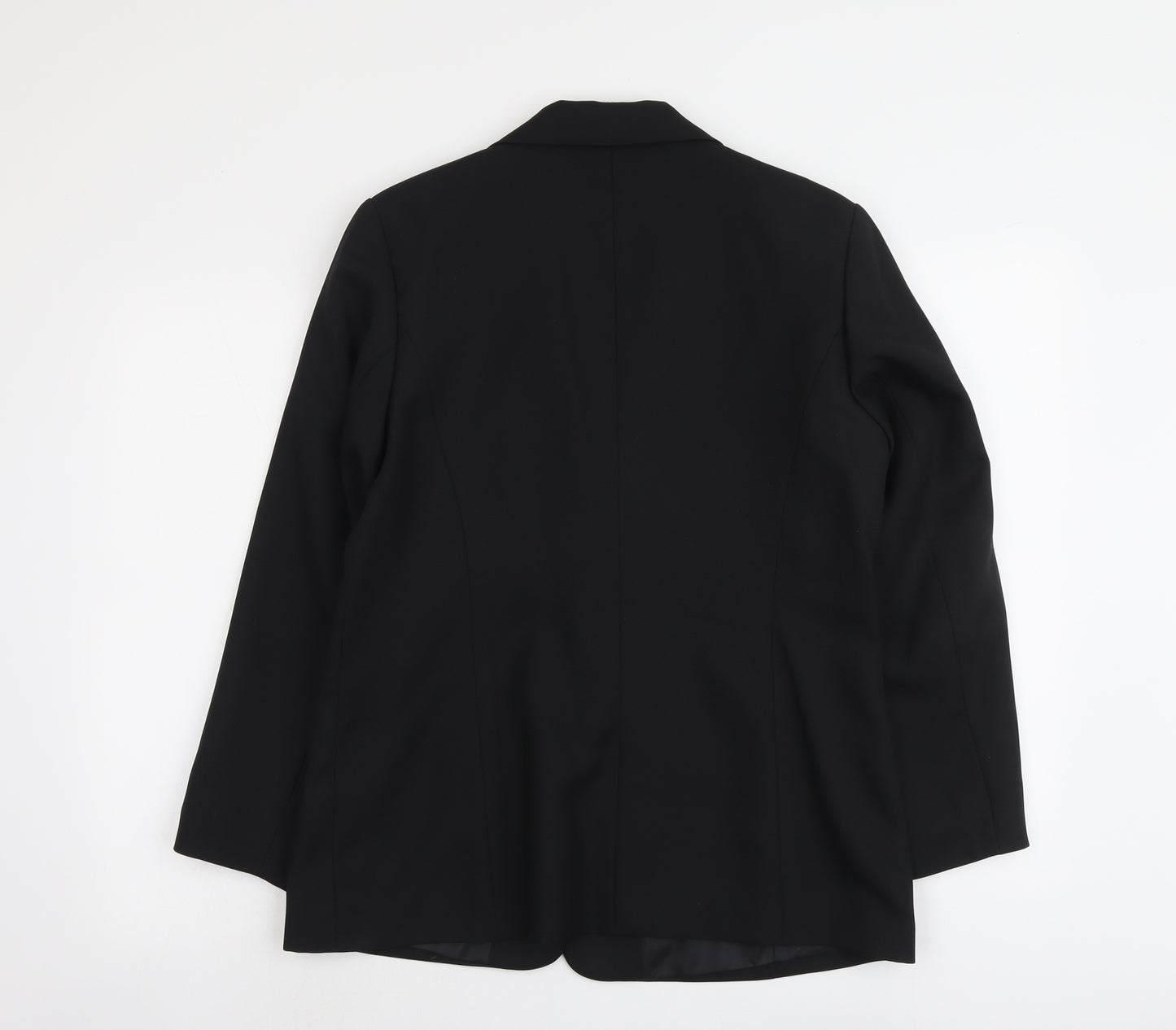 Daxton Womens Black Polyester Jacket Suit Jacket Size 14