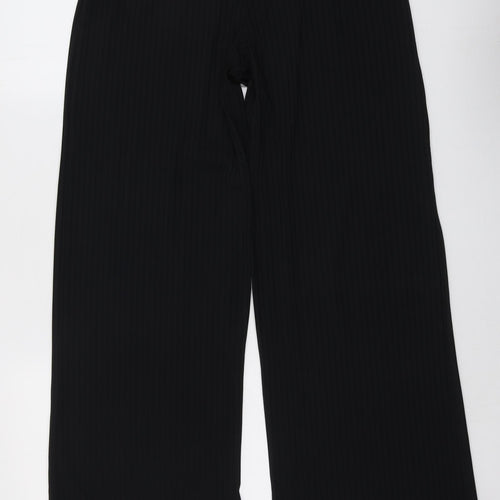 New Look Womens Black Polyester Trousers Size 12 L30 in Regular
