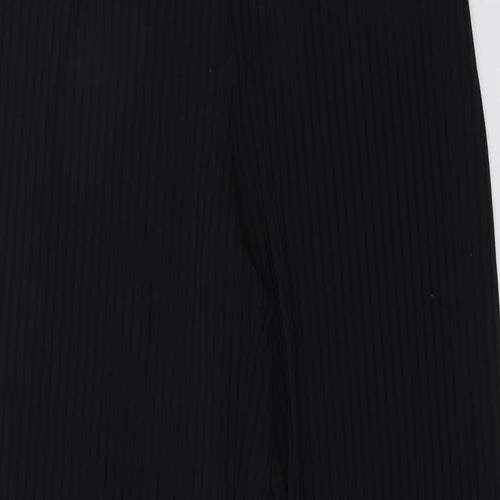 New Look Womens Black Polyester Trousers Size 12 L30 in Regular