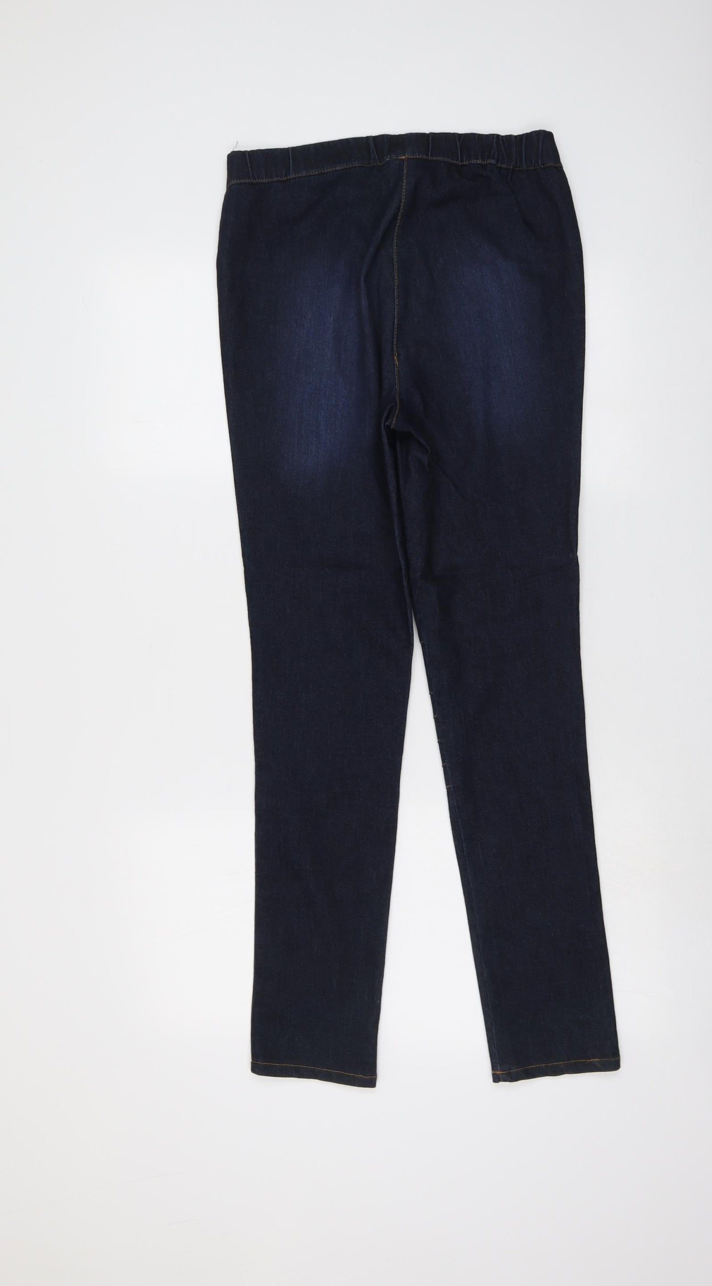 Kaleidoscope Womens Blue Cotton Jegging Jeans Size 10 L29 in Regular