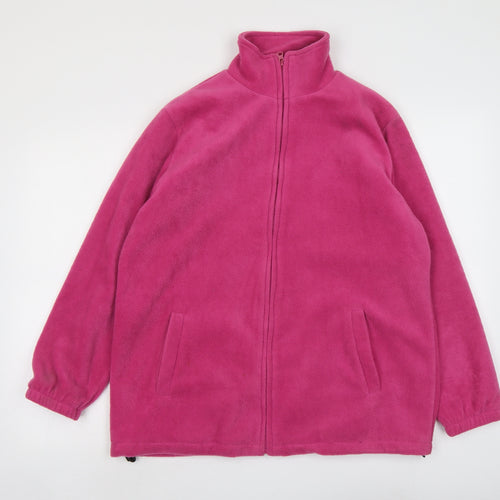 JBC Collection Womens Pink Jacket Size M Zip