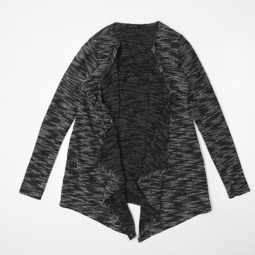 New Look Womens Grey V-Neck Polyester Cardigan Jumper Size S