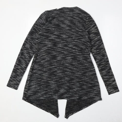 New Look Womens Grey V-Neck Polyester Cardigan Jumper Size S