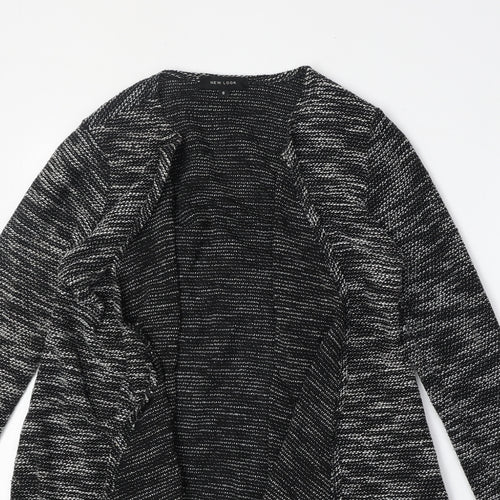 New Look Womens Grey V-Neck Polyester Cardigan Jumper Size S
