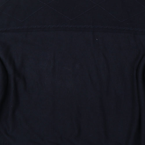 Izabel Womens Blue Roll Neck Cotton Pullover Jumper Size 18 - Size 18/20