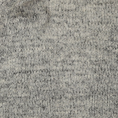 Topshop Womens Beige V-Neck Acrylic Cardigan Jumper Size 12
