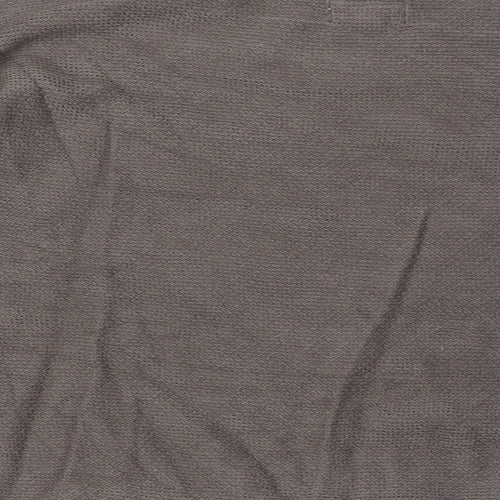 Knit Planet Girls Brown Round Neck 100% Cotton Pullover Jumper Size 9-10 Years Pullover