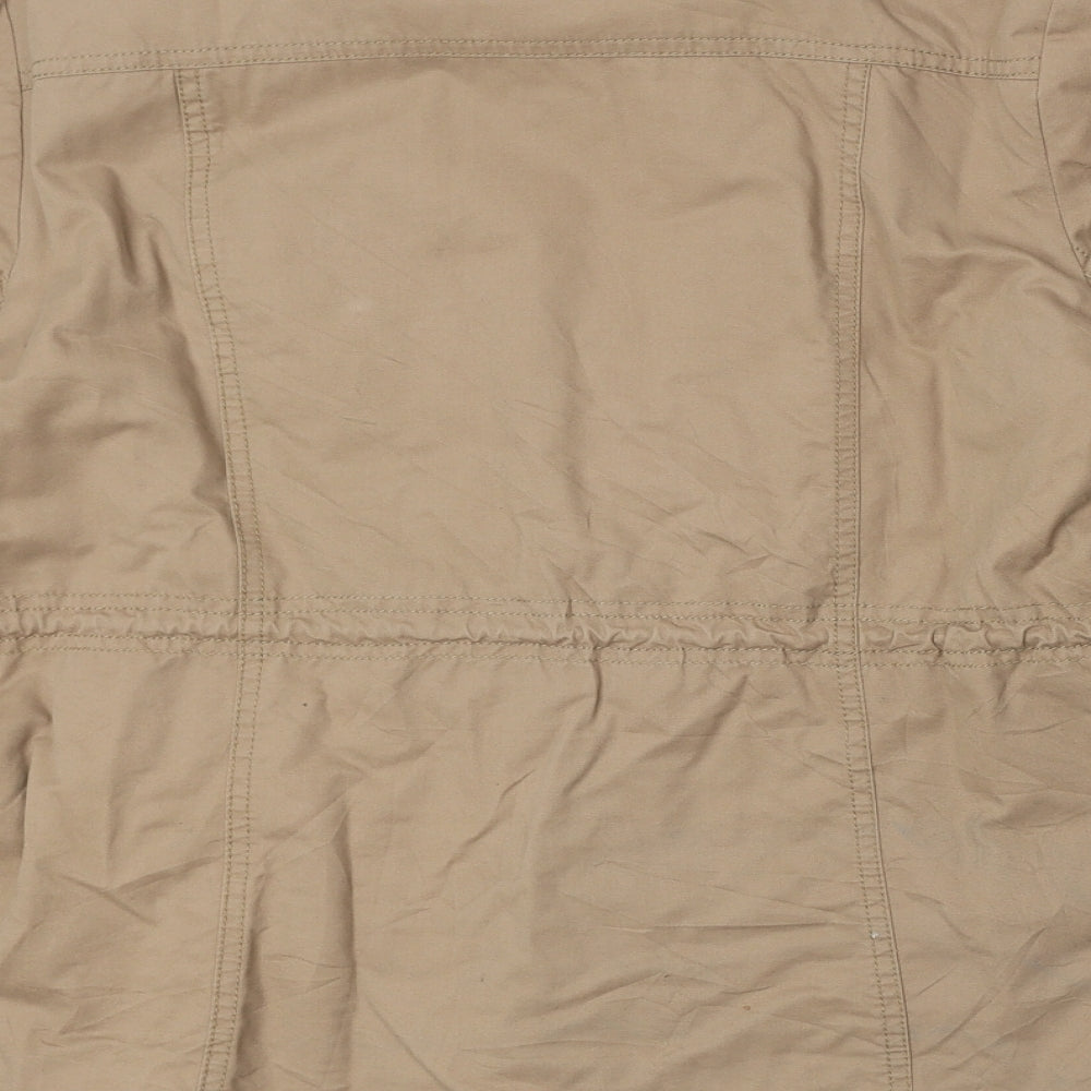 Marks and Spencer Womens Brown Jacket Size 12 Zip