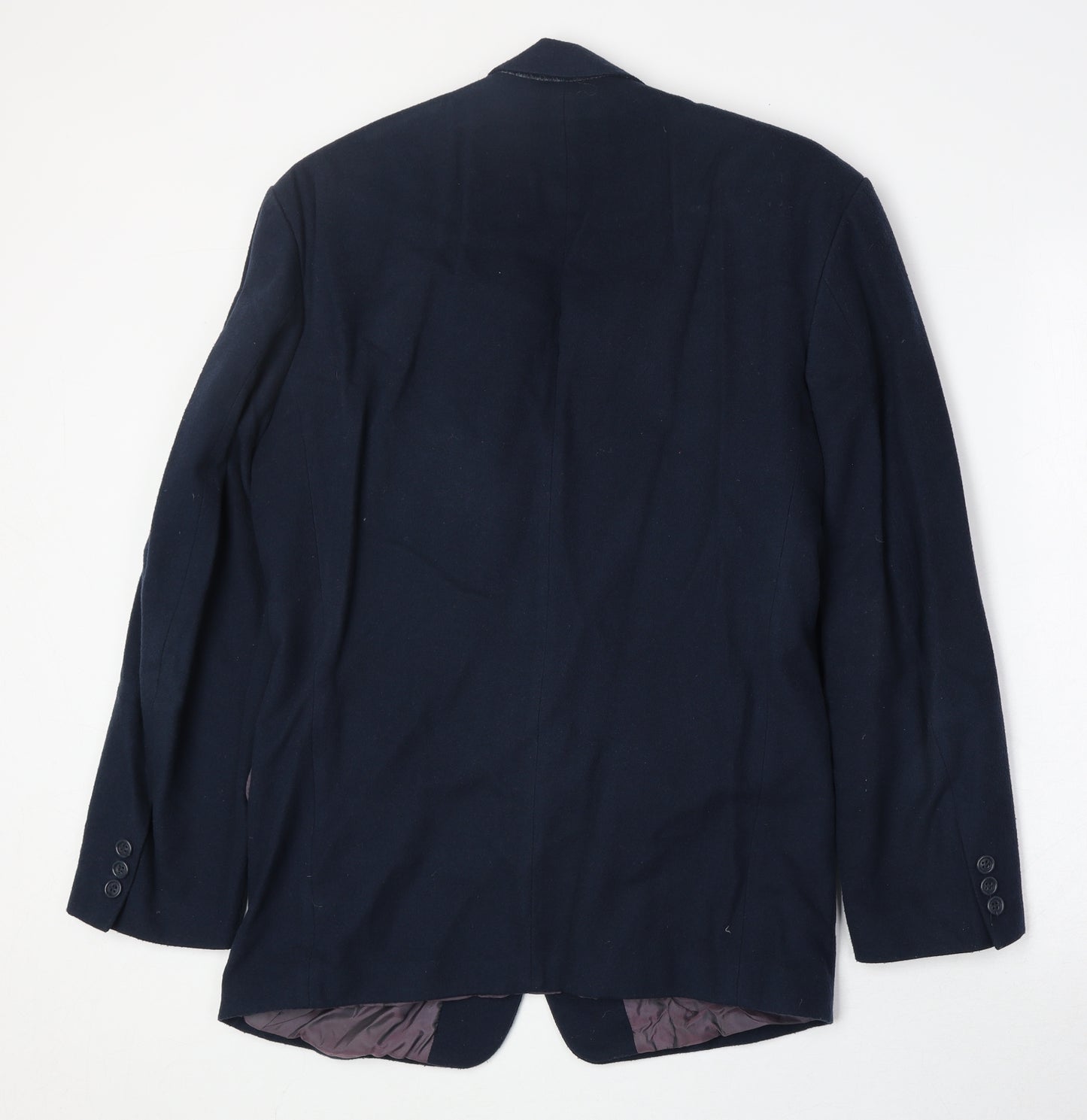 Marks and Spencer Mens Blue Wool Jacket Suit Jacket Size 36 Regular