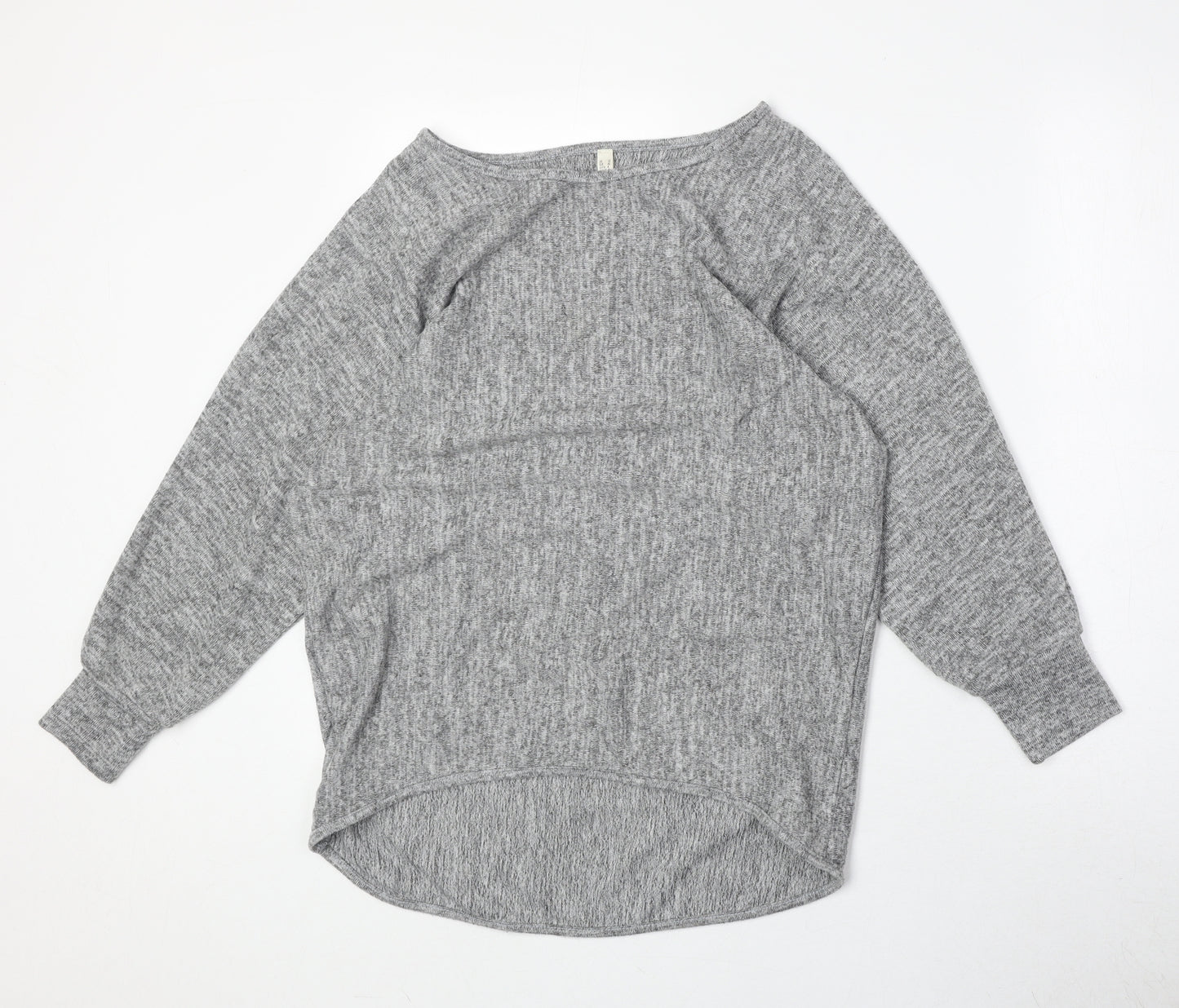 Stella Womens Grey Round Neck Polyester Pullover Jumper Size 12