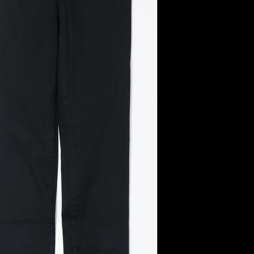 H&M Womens Black Cotton Jegging Jeans Size 10 Regular