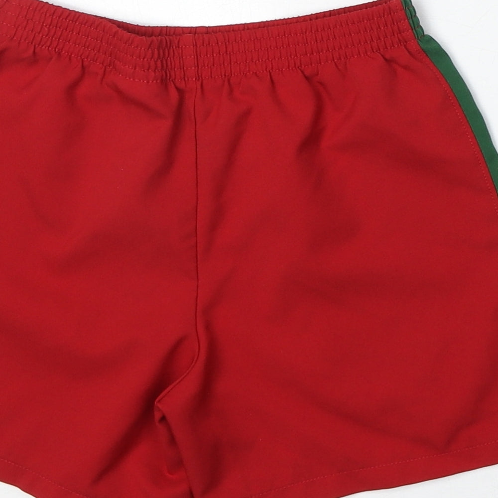 Nike Boys Red Polyester Sweat Shorts Size 5-6 Years Regular - Portugal National Team