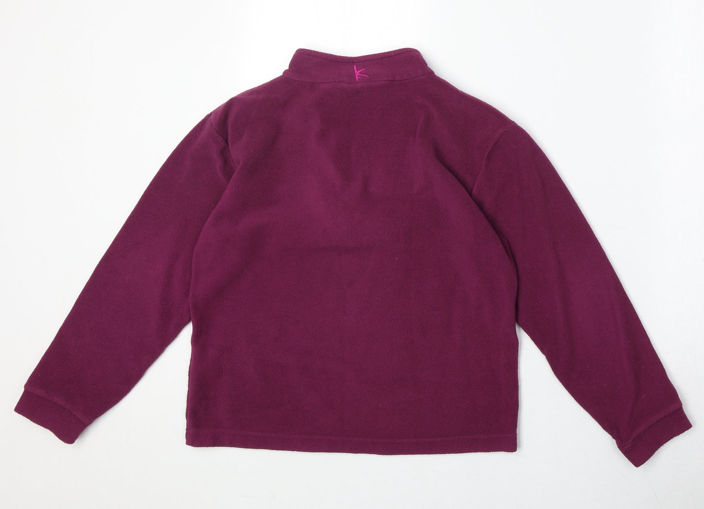 Mountain Life Girls Purple Polyester Pullover Sweatshirt Size 11-12 Years Zip