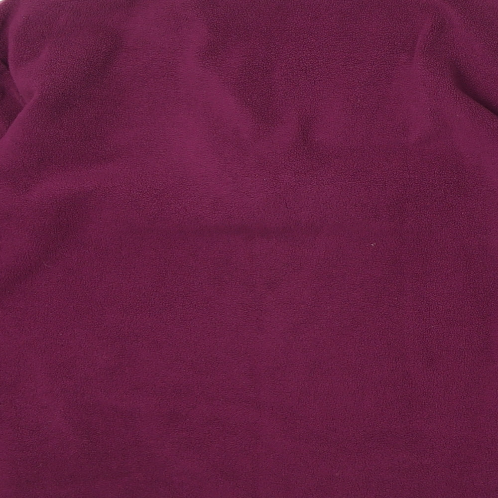 Mountain Life Girls Purple Polyester Pullover Sweatshirt Size 11-12 Years Zip