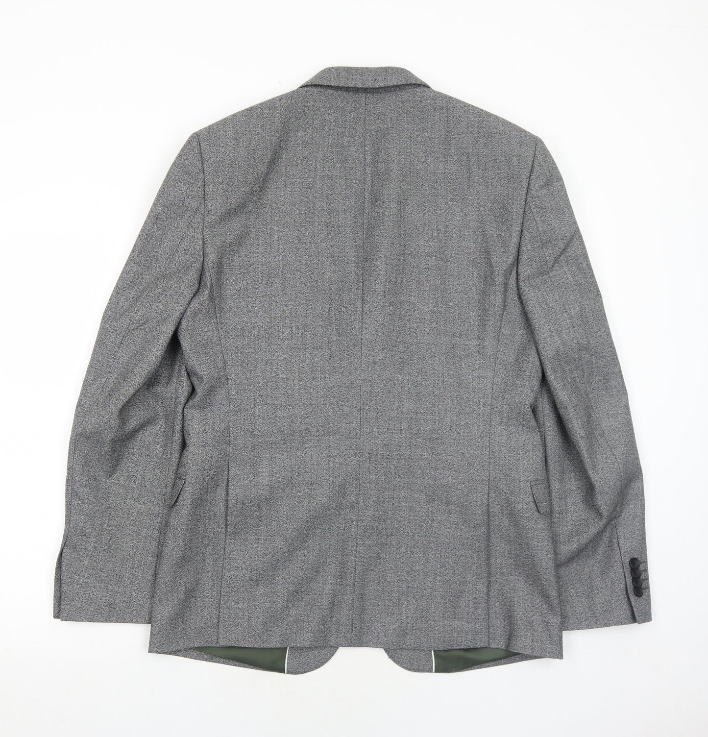 French Connection Mens Grey Wool Jacket Suit Jacket Size 40 Regular