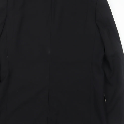 Marks and Spencer Mens Black Polyester Jacket Suit Jacket Size 40 Regular